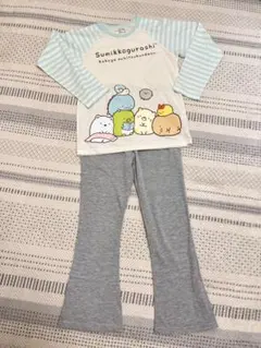 すみっコぐらし パジャマ 140cm ミントグリーン