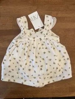 【新品未使用】ZARA 花柄 ワンピース 6-9ヶ月