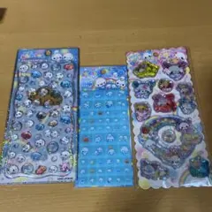 KAMIO JAPAN ぷくぷくあわわちゃん、キラウサツインズ　シール3枚セット