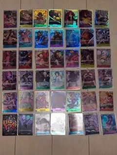 ワンピースカード　SR　ルフィ　ハンコック他まとめ売り　４３枚