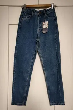 【新品】タグ付き ZARA マムフィットデニム パンツ ジーンズ 32
