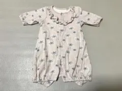 花柄のカバーオール50～60