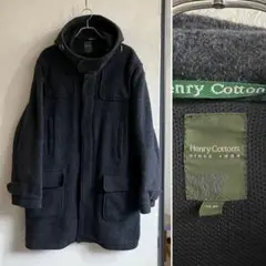 イタリア製 Henry Cotton's メルトン モッズコート グレー