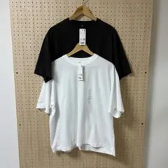 【未使用2枚セット】ユニクロ ボクシークロップドTシャツ Lサイズのサムネイル