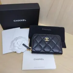 【未使用】【美品】CHANEL コンパクトミニ財布