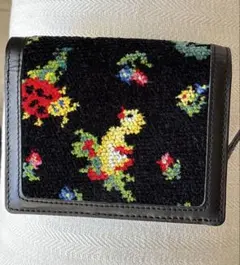 FEILER フェイラー ハイジ 黒 二つ折り財布 美品 使用2回