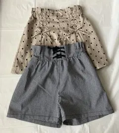 最終値下げ！ジーユー　ショートパンツ　120＆130㎝ 2枚組
