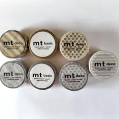 カモ井 mt マスキングテープ 7種セット ゴールド＊シルバー系のサムネイル