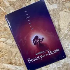 Beauty and the Beast ブリキ看板