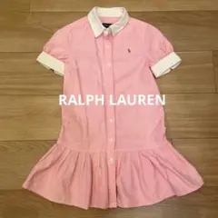 ラルフローレン　120 ワンピース　シャツワンピ　RALPH LAUREN　美品のサムネイル