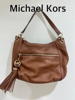 Michael Kors ブラウン レザー ショルダーバッグ 2WAY
