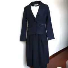 スーツセット　ネイビー　レディース