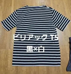 国内正規品 美品 セントジェームス ピリアック 黒 白 ボーダー T5のサムネイル