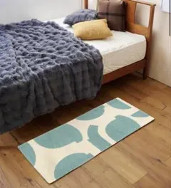 値下げ】unico PEHLO(ペフロ) ラグ 200×200cm イエロー - メルカリ