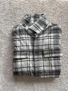 Ralph Lauren グレー系チェック長袖シャツ L
