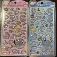 マイメロディー &シナモンロール ポップシール 2シート（うるちゅる）