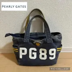 PEARLY GATES PG89 トートバッグ ラウンドバック　ネイビー