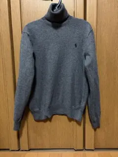 Ralph Lauren グレー タートルネックセーター