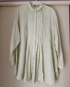 nest Robe ネストローブ リネン ギャザー ブラウス 近江晒し 2way