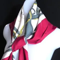 HERMES エルメス 大判スカーフ カレ90 シルク100％ D371 - メルカリ