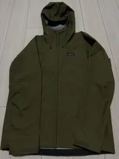 patagonia マウンテンパーカ Mカーキグリーン トレントシェル 3l