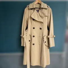 バーバリーブルーレーベルダブルブレスト トレンチコート