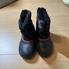 IGNIO スノーブーツ　18.0 軽量　ブラック×ピンク