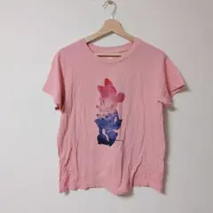 ✿最終価格✿ユニクロ ミニー グラデーションTシャツ 半袖 ピンク【XL】