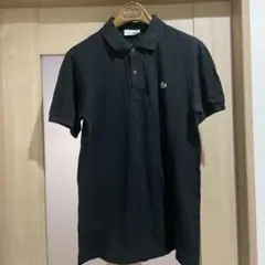 LACOSTE ブラックポロシャツ サイズ3 made in France