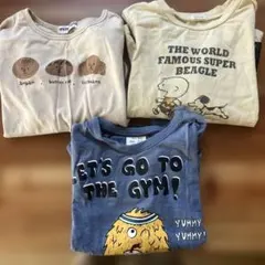 Zara Baby & PEANUTS Tシャツ3枚セット