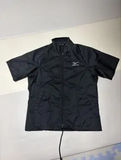 《即日発送可能》MIZUNO レインウェア 半袖 ブラック 上下 セットアップのサムネイル