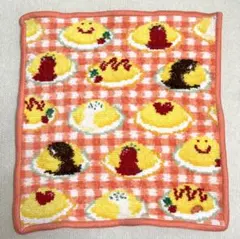 ♡開封済♡新品未使用♡フェイラー♡ハッピーオムライス♡ ハッピーオムライス ハンカチ(アプリコット×イエロー): LOVERARY BY