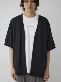 【新品】AZUL ブラック カーディガン 半袖