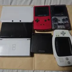 【通常オークション形式】任天堂 ジャンク携帯ゲーム機 7台まとめ売り