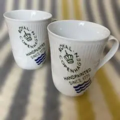 Royal Copenhagen ハンドペイント マグカップ 497