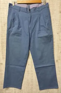 パパス　メンズ チノパン ブルー系 2タックのサムネイル