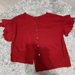 グレースコンチネンタル　フリルイレヘムニットカーディガン