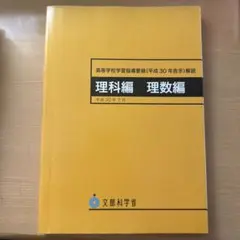 高等学校学習指導要領〈平成30年告示〉解説 理科編理数編 - メルカリ