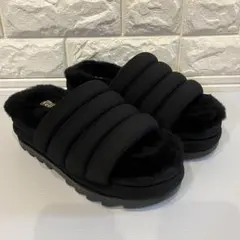 UGG/MAXI SLIDE/アグ/マキシスライド/ブラック/サンダル