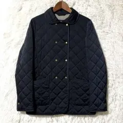 美品✨アクアスキュータムロンドン　キルティングジャケット　金ボタン　ショート丈