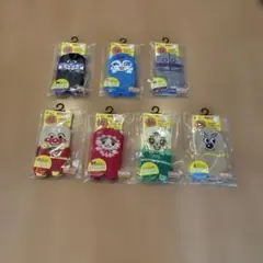 アンパンマンキャラクター靴下7足セット 履育　パペット9~14cm