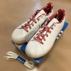 adidas マリメッコ スタンスミス レディーススニーカー 23cm 赤