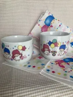 Little Twin Stars キキララ お茶碗 湯呑みセット 子供用 - メルカリ