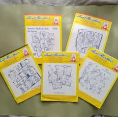 Aunt Martha's ホットアイロン転写図案 5種セット