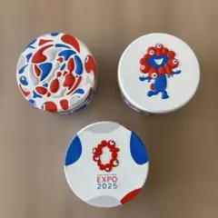 大阪・関西万博ミニゴーフル（ミャクミャク）空き缶3点セット