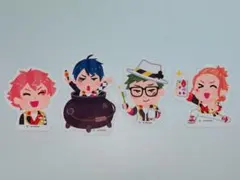 ツイステ いらすとや ステッカー エース デュース ケイト トレイ 4枚セット