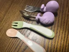 値下げマーカス＆マーカス　スプーン・フォークセット　リッチェル