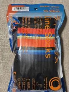 ⁠ファミマ フジロック '26 ラインソックス 25-28cm⁠ ブラック