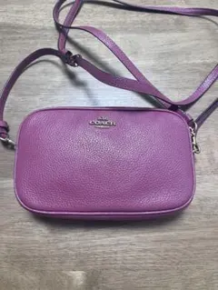 【美品】COACH ショルダーバック ダスティピンク 65547