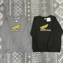 HONDA ホンダ ロゴプリント スウェット トレーナー Lサイズ 裏起毛